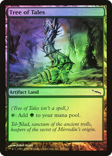FOIL Tree of Tales ~ Mirrodin [ EX ] [ Magic MTG ]
