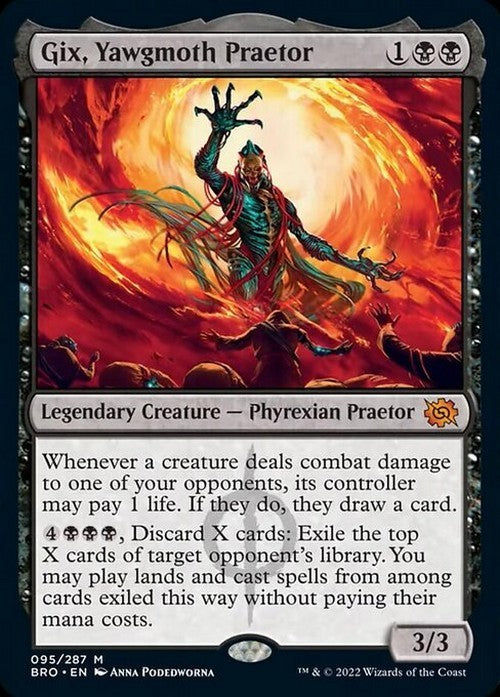 Gix, Yawgmoth Praetor ~ The Brothers' War [ EX ] [ Magic MTG ]