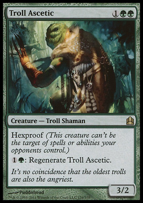 Troll Ascetic ~ Commander 2011 [ EX ] [ Magic MTG ]