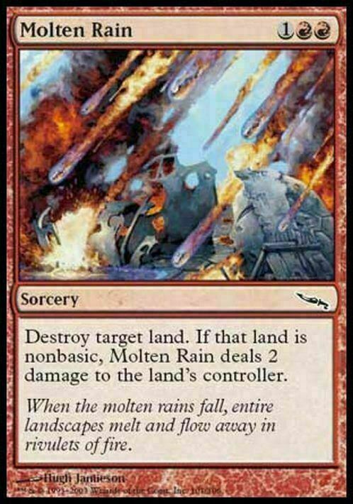 Molten Rain ~ Mirrodin [ EX ] [ Magic MTG ]