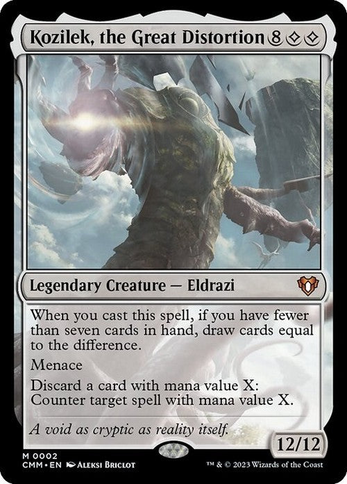 Kozilek, the Great Distortion ~ Commander Masters [ NM ] [ Magic MTG ]