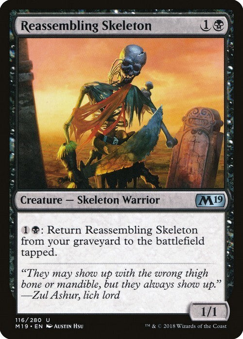 Reassembling Skeleton ~ Core 2019 [ EX ] [ Magic MTG ]