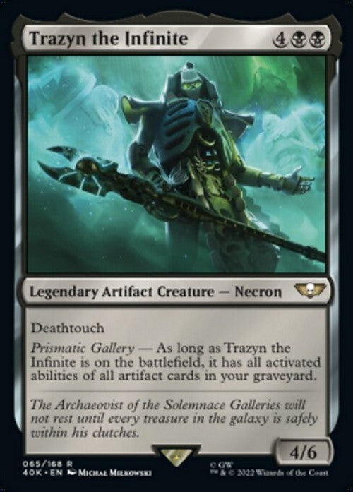 Trazyn the Infinite ~ Commander: Warhammer 40,000 [ NM ] [ Magic MTG ]