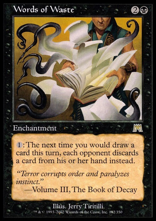 Words of Waste ~ Onslaught [ PL ] [ Magic MTG ]