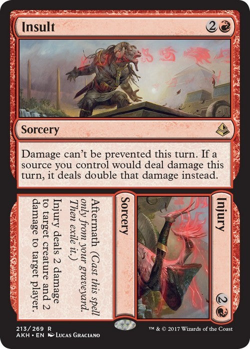 Insult / Injury ~ Amonkhet [ EX ] [ Magic MTG ]