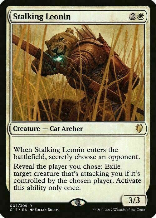 Stalking Leonin ~ Commander 2017 [ NM ] [ Magic MTG ]