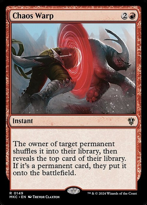 Chaos Warp ~ Commander: Murders at Karlov Manor [ NM ] [ Magic MTG ]