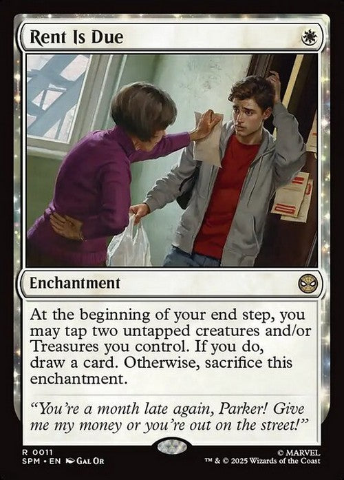 Rent Is Due ~ Spider-Man [ NM ] [ Magic MTG ]