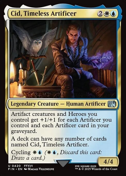Cid, Timeless Artificer #420 ~ Final Fantasy [ NM ] [ Magic MTG ]