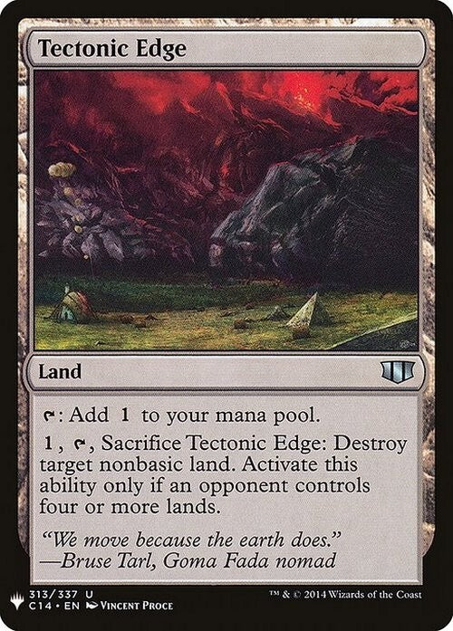 Tectonic Edge ~ Mystery Booster [ NM ] [ Magic MTG ]