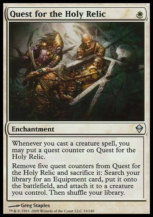 Quest for the Holy Relic ~ Zendikar [ EX ] [ Magic MTG ]