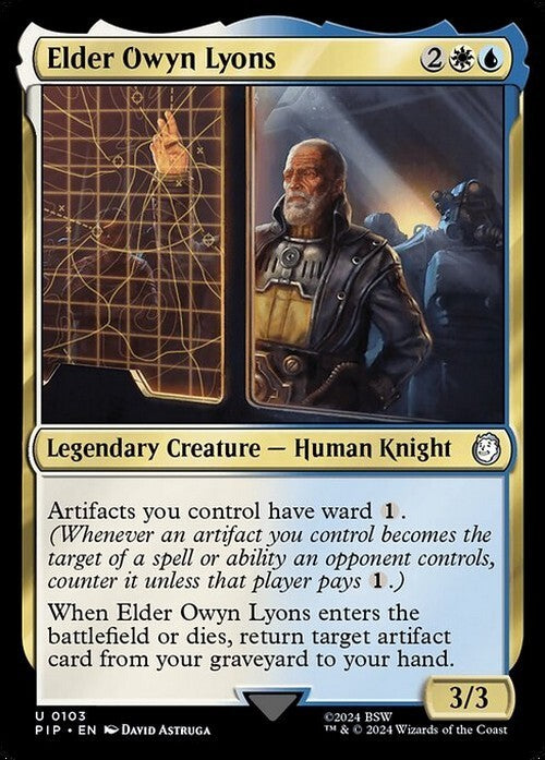 Elder Owyn Lyons ~ Commander: Fallout [ NM ] [ Magic MTG ]