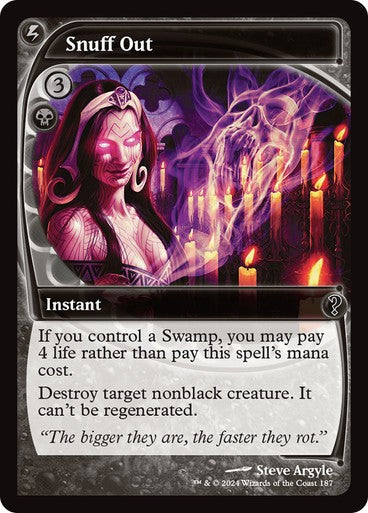 Snuff Out ~ Mystery Booster 2 [ NM ] [ Magic MTG ]