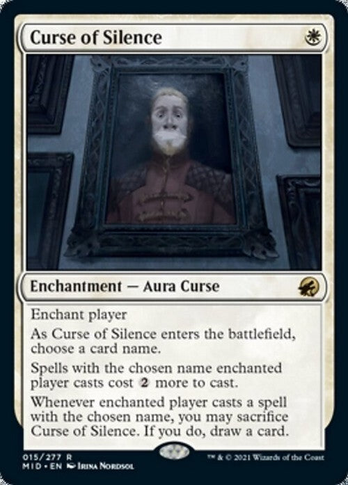 Curse of Silence ~ Midnight Hunt [ NM ] [ Magic MTG ]