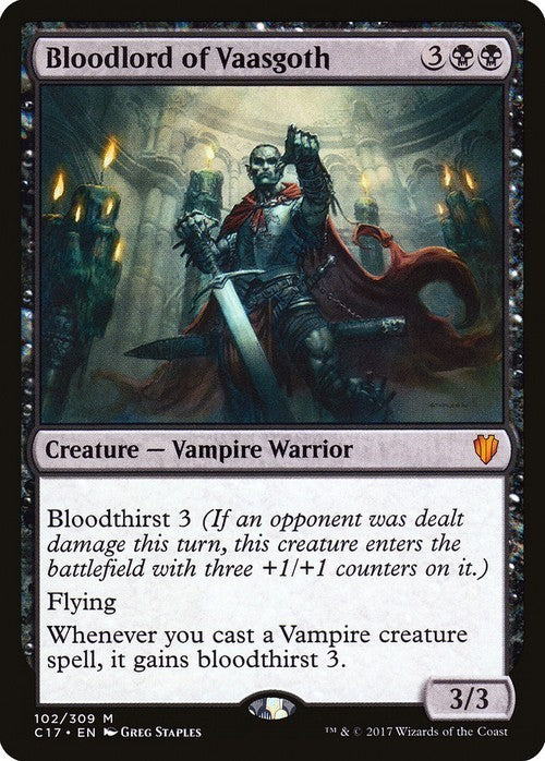 Bloodlord of Vaasgoth ~ Commander 2017 [ EX ] [ Magic MTG ]