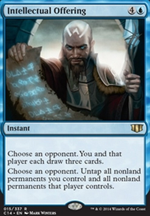 Intellectual Offering ~ Commander 2014 [ EX ] [ Magic MTG ]