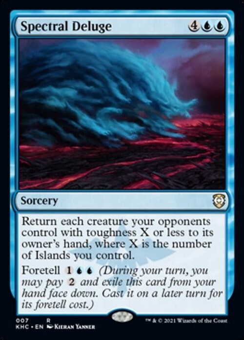 Spectral Deluge ~ Commander: Kaldheim [ NM ] [ Magic MTG ]