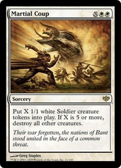 Martial Coup ~ Conflux [ EX ] [ Magic MTG ]