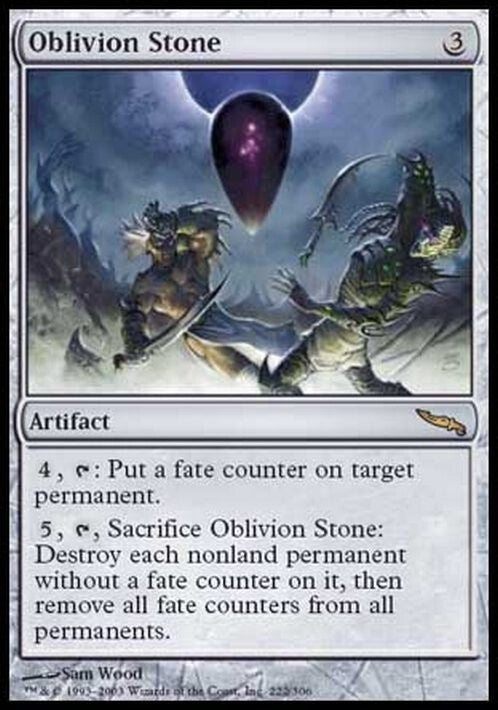 Oblivion Stone ~ Mirrodin [ PLAYED ] [ Magic MTG ]