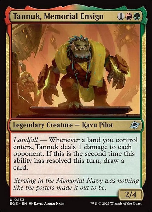 Tannuk, Memorial Ensign ~ Edge of Eternities [ NM ] [ Magic MTG ]