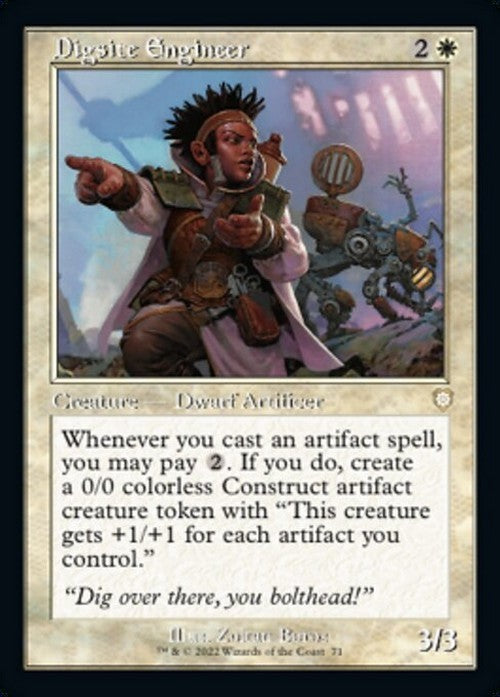 Digsite Engineer ~ Commander: The Brothers' War [ NM ] [ Magic MTG ]