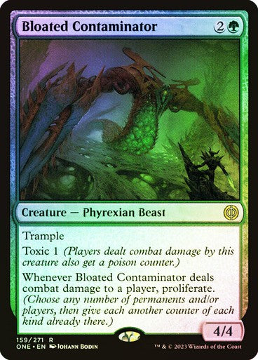FOIL Bloated Contaminator ~ Phyrexia: All Will Be One [ NM ] [ Magic MTG ]