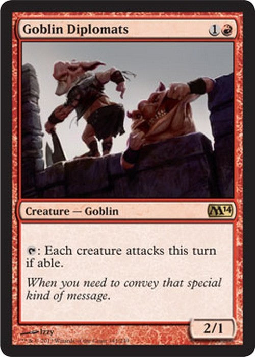 Goblin Diplomats ~ Magic 2014 [ EX ] [ Magic MTG ]