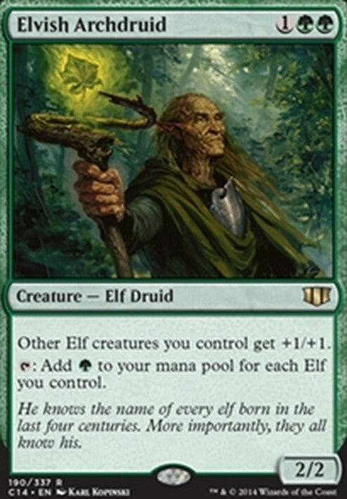 Elvish Archdruid ~ Commander 2014 [ EX ] [ Magic MTG ]