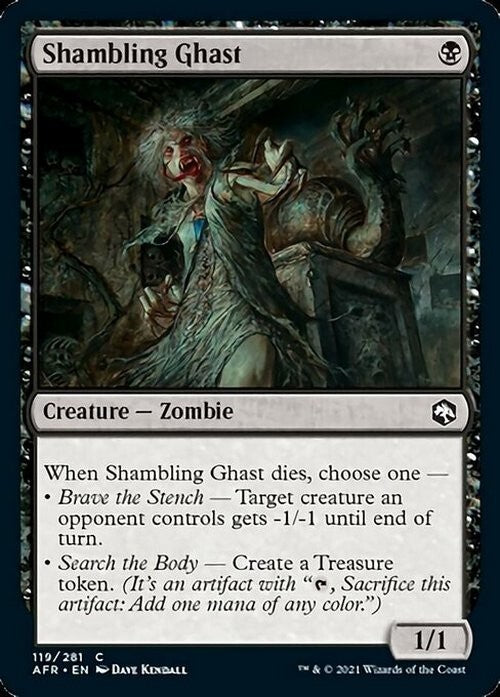 Shambling Ghast ~ Adventures in the Forgotten Realms [ NM ] [ MTG ]