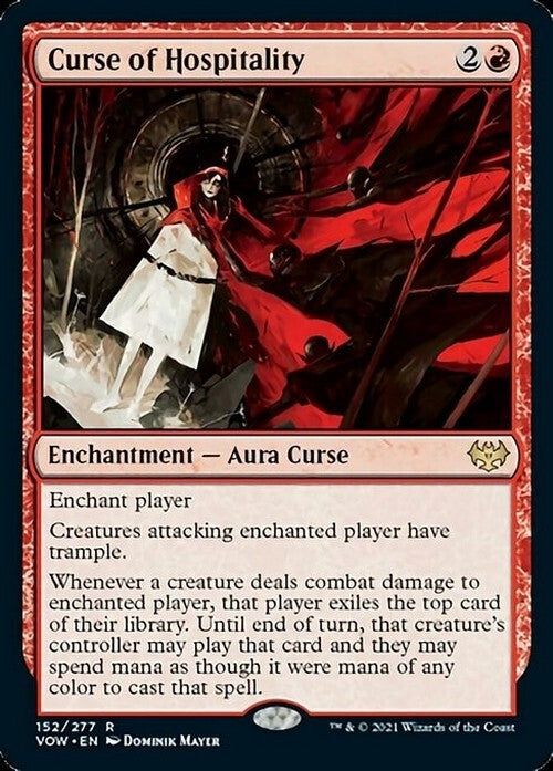 Curse of Hospitality ~ Crimson Vow [ NM ] [ Magic MTG ]