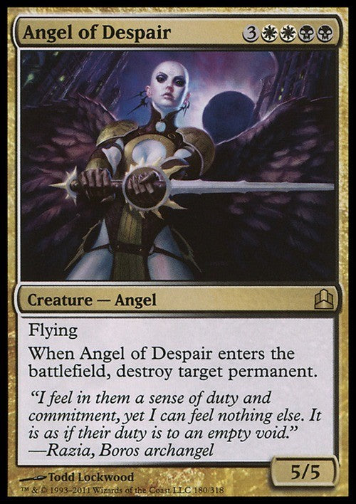 Angel of Despair ~ Commander 2011 [ EX ] [ Magic MTG ]