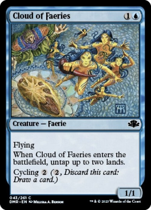Cloud of Faeries ~ Dominaria Remastered [ NM ] [ Magic MTG ]