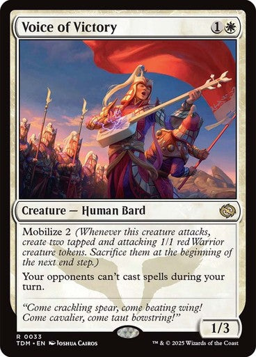 Voice of Victory ~ Tarkir: Dragonstorm [ NM ] [ Magic MTG ]