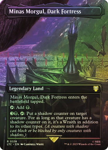 FOIL Minas Morgul, Dark Fortress ~ Commander: Lord of the Rings [ EX ] [ MTG ]