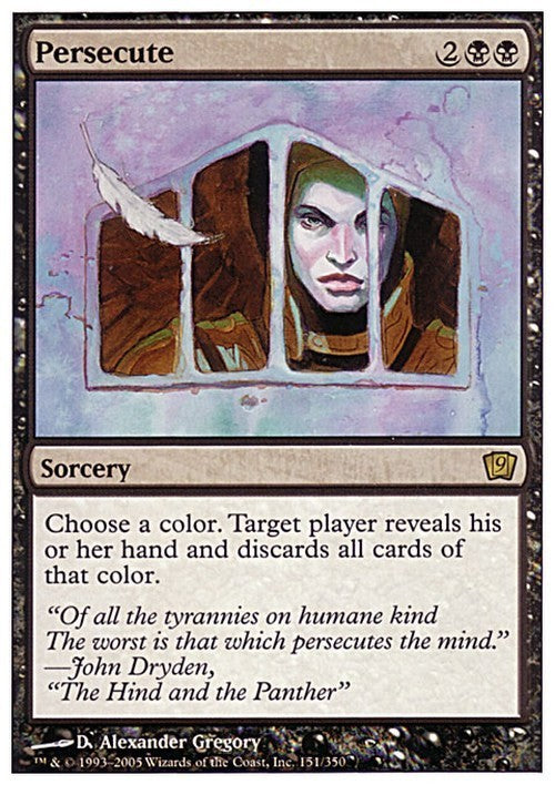 Persecute ~ Ninth Edition [ EX ] [ Magic MTG ]