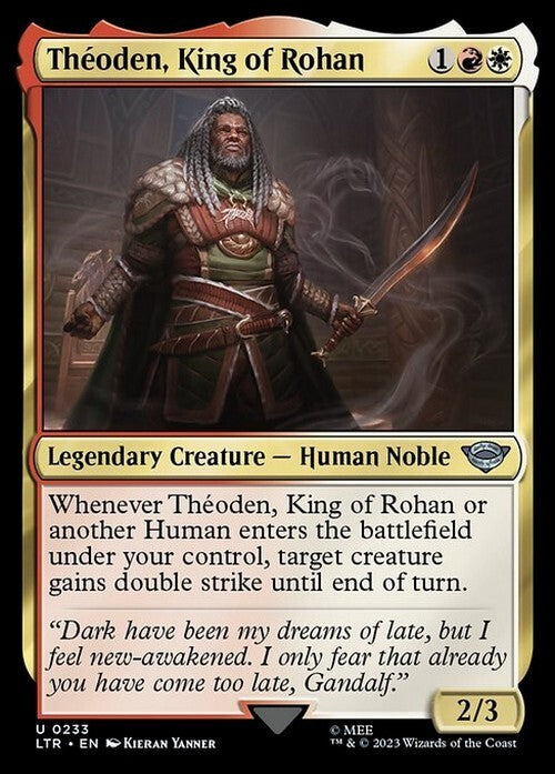 Theoden, King of Rohan ~ The Lord of the Rings [ NM ] [ Magic MTG ]
