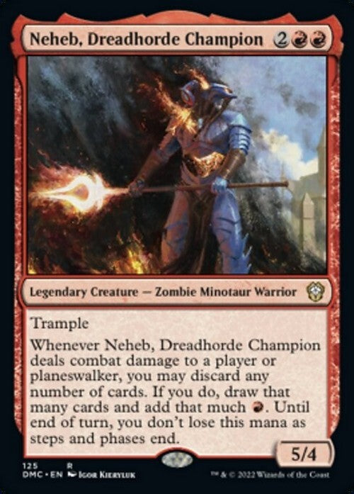 Neheb, Dreadhorde Champion ~ Commander: Dominaria United [ NM ] [ Magic MTG ]