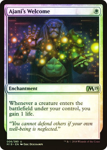 FOIL Ajani's Welcome ~ Core 2019 [ EX ] [ Magic MTG ]
