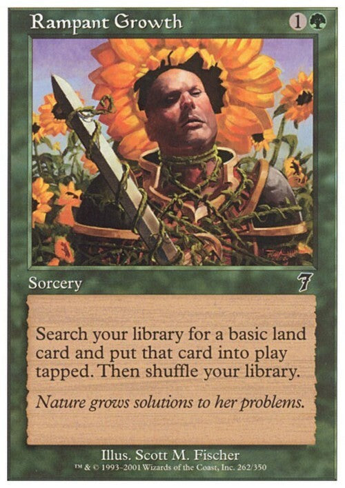Rampant Growth ~ Seventh Edition [ EX ] [ Magic MTG ]