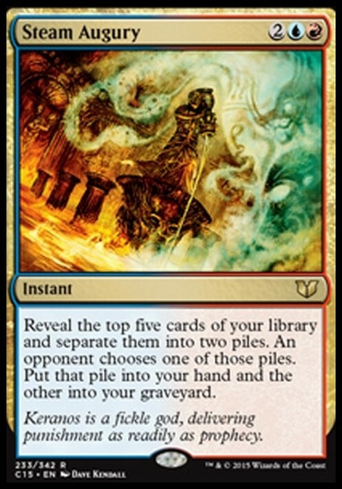 Steam Augury ~ Commander 2015 [ EX ] [ Magic MTG ]