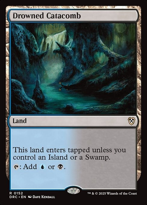 Drowned Catacomb ~ Commander: Aetherdrift [ NM ] [ Magic MTG ]