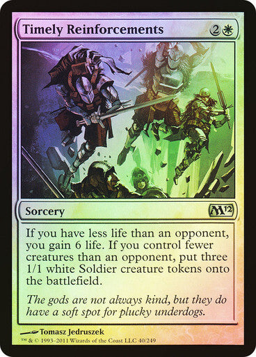 FOIL Timely Reinforcements ~ Magic 2012 [ NM ] [ Magic MTG ]