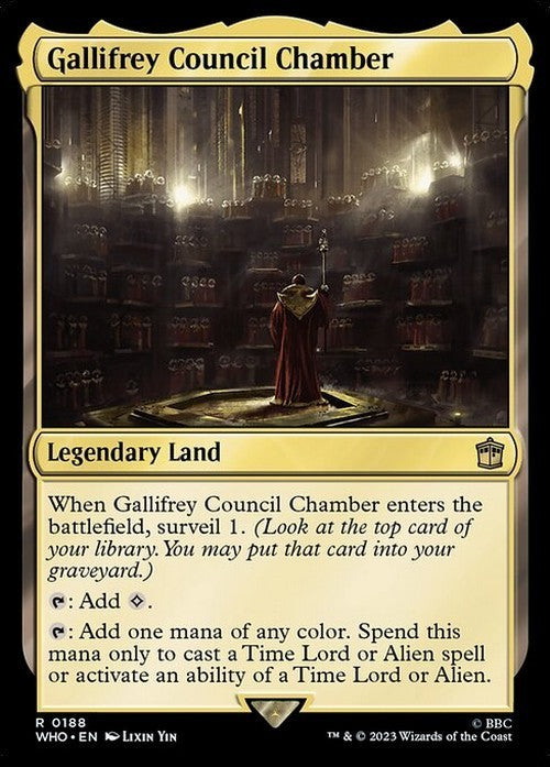 Gallifrey Council Chamber ~ Commander: Doctor Who [ NM ] [ Magic MTG ]