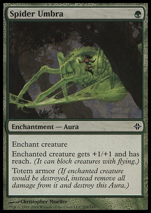 Spider Umbra ~ Rise of the Eldrazi [ EX ] [ Magic MTG ]