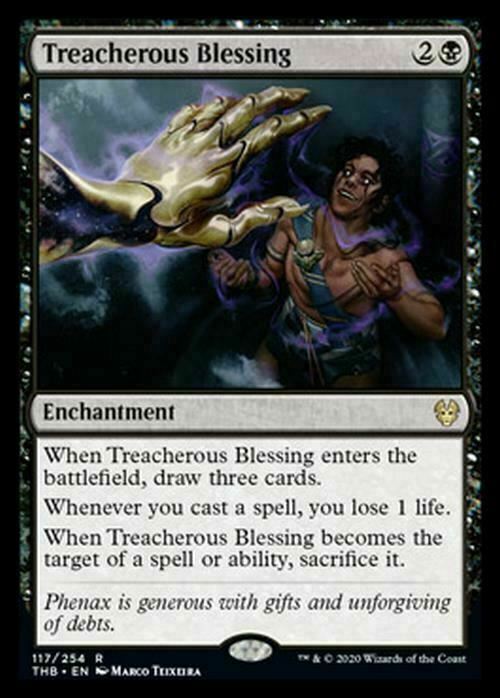 Treacherous Blessing ~ Theros Beyond Death [ NM ] [ Magic MTG ]