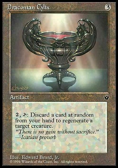 Draconian Cylix ~ Fallen Empires [ PLAYED ] [ Magic MTG ]