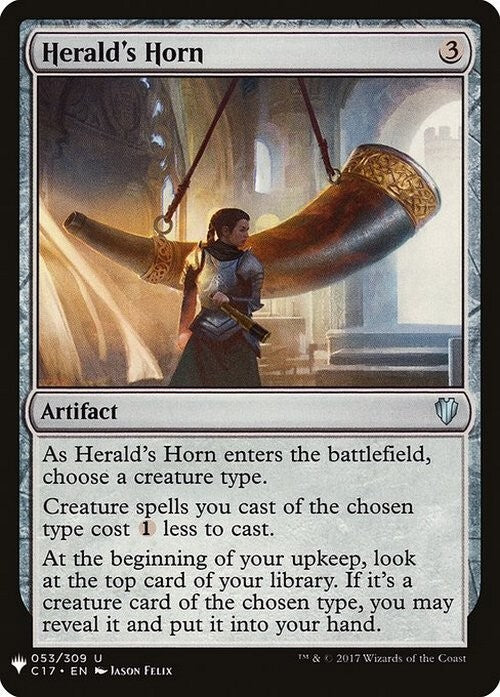 Herald's Horn ~ Mystery Booster [ NM ] [ Magic MTG ]