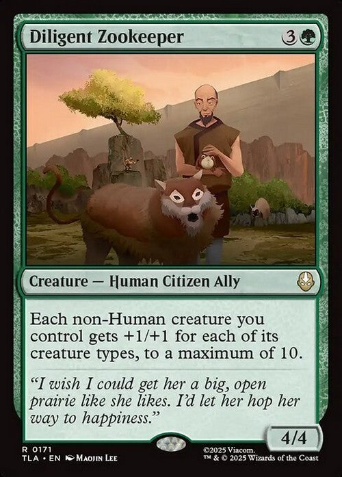 Diligent Zookeeper ~ Avatar: The Last Airbender [ NM ] [ Magic MTG ]