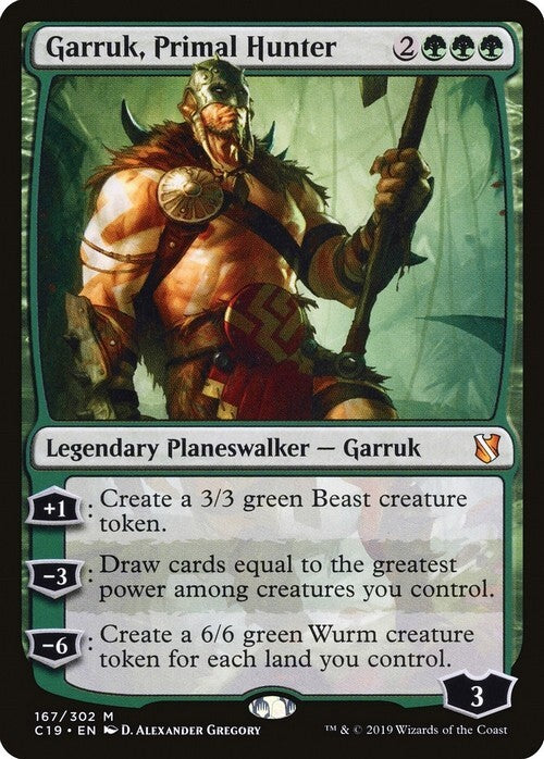 Garruk, Primal Hunter ~ Commander 2019 [ EX ] [ Magic MTG ]