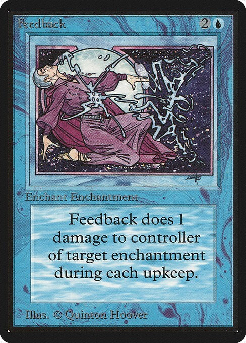 Feedback ~ Limited Edition BETA [ EX ] [ Magic MTG ]